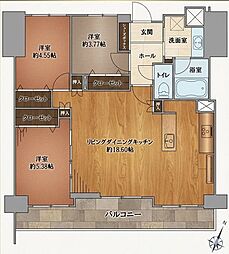 朝日白金台マンション　フルリ済み