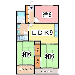 グランドハイツ田辺 3C