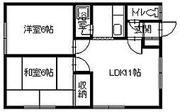 豊岡9-5二戸借家 2F