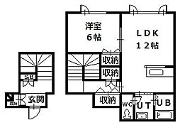 西御料1-1二戸借家
