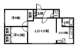 豊岡1-2二戸借家