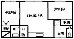 豊岡1-8貸家　5 5
