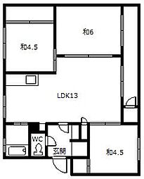 ヴィラナリ―旭川B棟 404