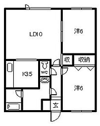 リバーサイドハイツA・B B202