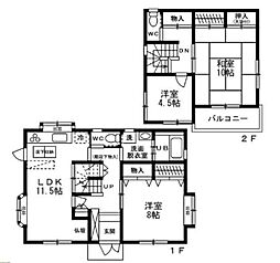 大和市中央林間西２丁目の一戸建て