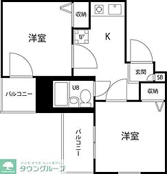 Ｔ’ｓ　ｇａｒｄｅｎ蓮根II 3F