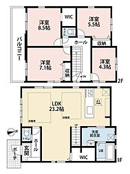 中央区輝国1期 1号棟 新築戸建