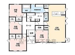 筑前町大字中牟田6期　1号棟　新築戸建