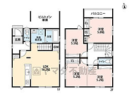 中央区笹丘1丁目3期　2号棟　新築戸建