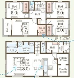 小郡市小郡第二　1号棟　新築戸建