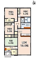 鳥栖市弥生が丘4丁目1期　6号棟　新築戸建
