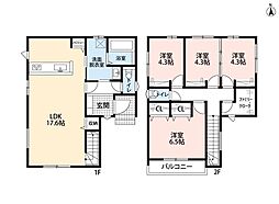 春日市松ヶ丘6丁目1期　1号棟　新築戸建