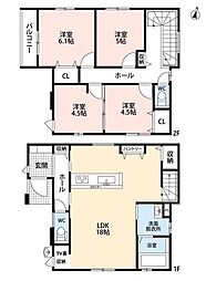 中央区輝国2丁目3期 1号棟 新築戸建