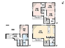 博多区板付2期　1号棟　新築戸建