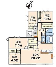 朝倉郡筑前町篠隈1期　2号棟　新築戸建