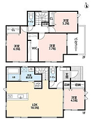 南区鶴田4丁目6期　2号棟　新築戸建