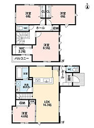 筑紫野市上古賀1丁目2期　1号棟　新築戸建