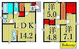 足立区舎人２丁目の一戸建て
