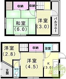 太寺天王町貸家西