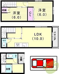 西新町2丁目貸家