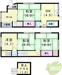 乙木1丁目4-17貸家