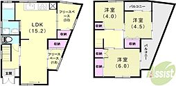 城が山1丁目　貸家