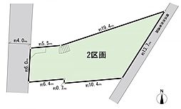 港北区篠原東2丁目　建築条件無し土地　2区画