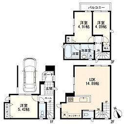 港北区岸根町　中古一戸建て