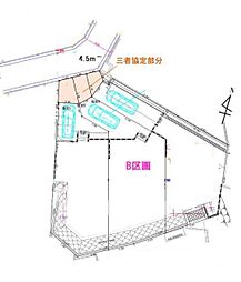 神奈川区三ツ沢中町　建築条件無し土地　B区画