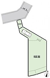 神奈川区三ツ沢中町　建築条件無し土地　B区画