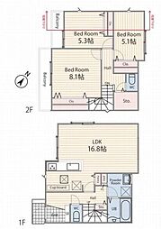 都筑区川和町　新築一戸建て　2号棟