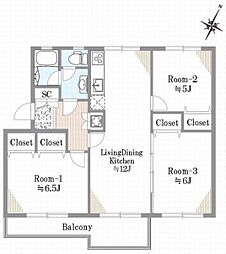 片倉台団地1街区3号棟