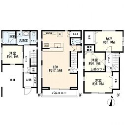 幸区塚越1丁目　新築一戸建て　B号棟