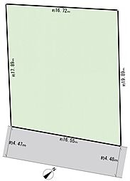 神奈川区片倉2丁目　建築条件無し土地