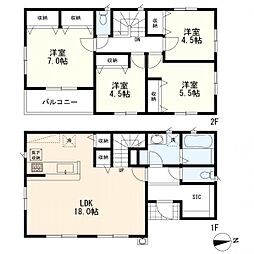 港北区新羽町　築後未入居戸建て　A号棟