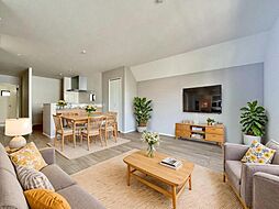 対面キッチン リビング階段 コミュニケーション増える家