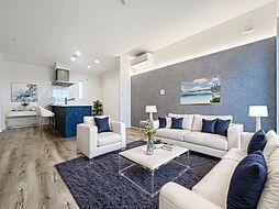 オール電化　太陽光パネル付きの暮らしやすさに恵まれた住環境