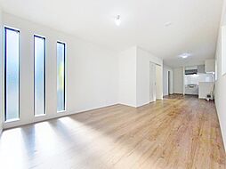 水まわりが1階のリビング階に集約された家事楽プラン