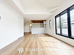 2階リビングの水回り集中プランの新築住戸