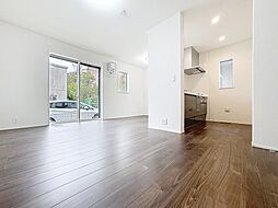 対面キッチンを採用した1階水まわり集約プラン