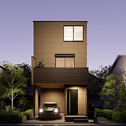 シンプルで洗練されたデザイン　住まう人の色に染まるお家