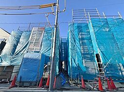 南側バルコニー　1階水まわり集約プラン