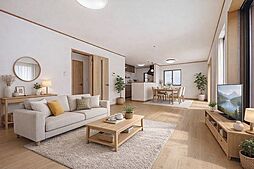 2階建てゆとりの間取り カースペース2台