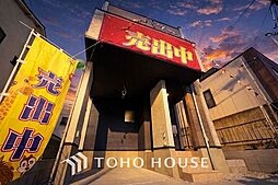 WIC・パントリー設置　2階水回り集約プランの邸宅