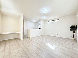 水まわりが1階のリビング階に集約された家事楽プラン