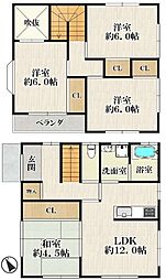 野口町長砂　中古戸建　1780万