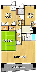 パレス下曽根駅南407号室