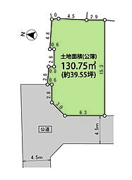 綾瀬市小園　開発分譲地（全8区画今回販売2区画）