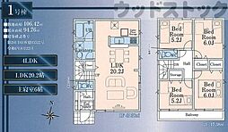 西東京市柳沢6丁目 新築戸建 1号棟