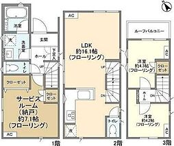 府中市白糸台１丁目の一戸建て